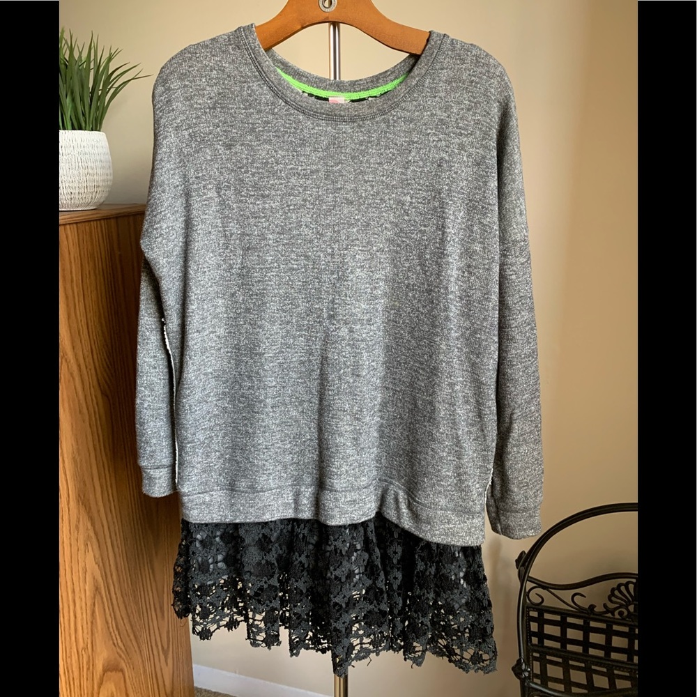 Free People Beach Sweater Tunic Top